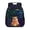 Capybara Science Formula Print, variant on Chririnla Red Panda Science Theme Lightweight Toddler Backpack for Daily Use Kindergarten, 2 Front Pockets Preschool Kids Polyester School Bag