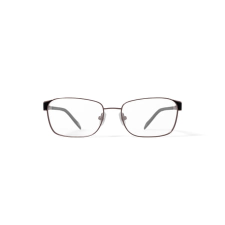 Laura Ashley Women's Victoria Rectangular Prescription Eyeglasses with Case, Bronze/Tort