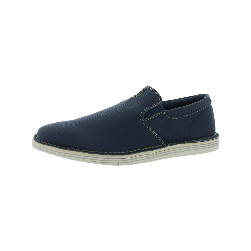 Clarks - Clarks Forge Free Men's Canvas Casual Slip On Loafer Dark Blue ...