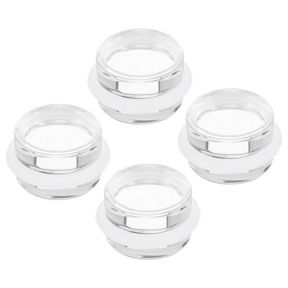 4 Pcs Door Stoppers, Door Stop Doorstop Door Stopper Wedge Door Wedge Self Adhesive Doorstop Sturdy Acrylic, Cylinder