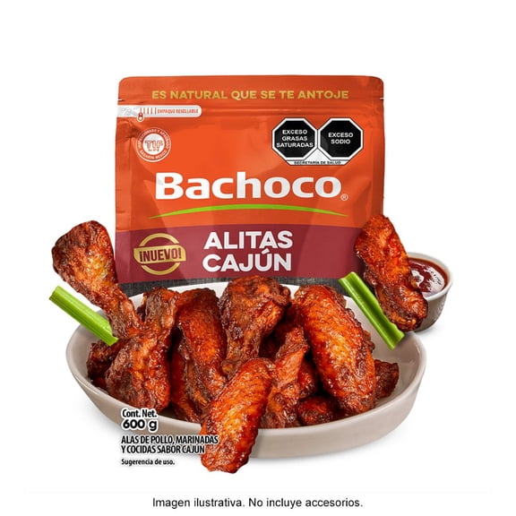 Alitas Cajún Bachoco 600g