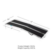 Titan Ramps 6 Multi-Fold Aluminum Wheelchair Ramp - 600 lb. Capacity