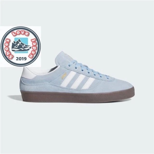 Adi - das Originals Puig Indoor JR5825 Clear Sky/White/Gum Men Skateboarding Shoes