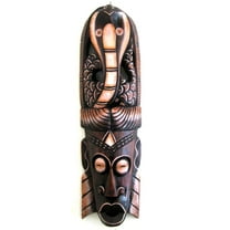 African Mask Wall Hanging Decor Cobra Fortune and Protection Mask - OMA BRAND