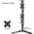 thumbnail image 3 of Single LCD Computer Monitor Standing Desk Stand Mount Riser for to Screen with Swivel Height Adjustable Rotation & mm Vesa Base Stand, 3 of 9
