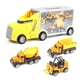 thumbnail image 1 of Transport Car Carrier Plastic Portable Double Sided Openable Door Children's Car Model Toys for Kids Fire Fighting Truck, 1 of 2