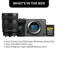 thumbnail image 6 of Sony Cinema Line FX30 Super 35 Camera (Body Only) Bundle with Sony E 16-55mm F2.8 G Lens and CFexpress Type A 160GB Memory Card (3 Items), 6 of 7