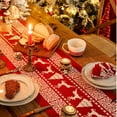 thumbnail image 2 of Christmas Table Runner, Winter Christmas Decorations Table Runners 72 Inches Long, Mas Decor Indoor Outdoor Farmhouse Home Kitchen Dining Party Decor Christmas Runner, 2 of 6