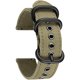 thumbnail image 1 of wonima11 Canvas Watch Bands Replacement Sail Cloth Cotton Fabric Watch Straps Soft Quick Release Watchbands in Black Khaki Army Green Blue with Black/Silver Buckle for Men Women 18/20/22/24mm, 1 of 1