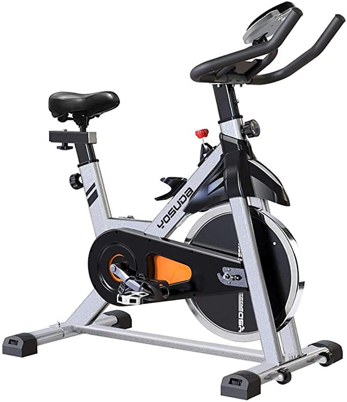 YOSUDA Indoor Cycling Bike Stationary - Cycle Bike with Ipad Mount &Comfortable Seat Cushion (Gray) - Walmart.com - Walmart.com