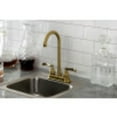 thumbnail image 2 of Kingston Brass KB8497FL Bar Faucet, Brushed Brass, 2 of 5