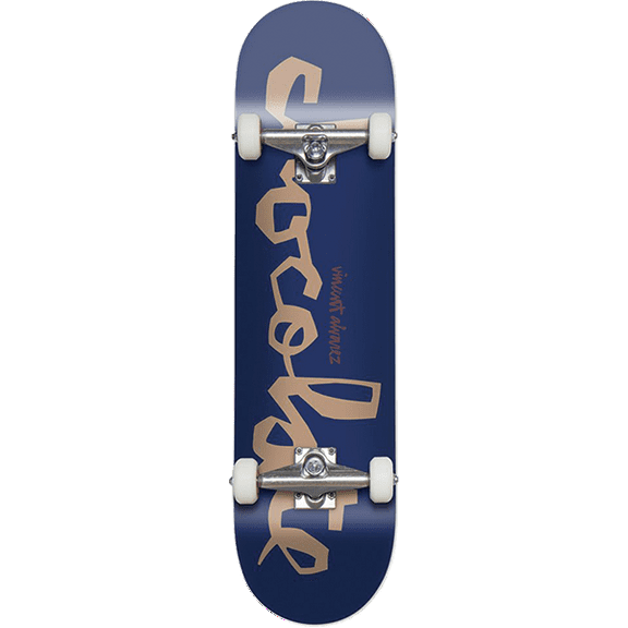 Chocolate Alvarez OG Chunk Blue Complete Skateboard 7.75 Blue