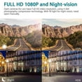 thumbnail image 2 of 4" Touch Screen Dash Cam 1080P Dual Lens Car DVR Recorder Front and Rear Camera, 2 of 6