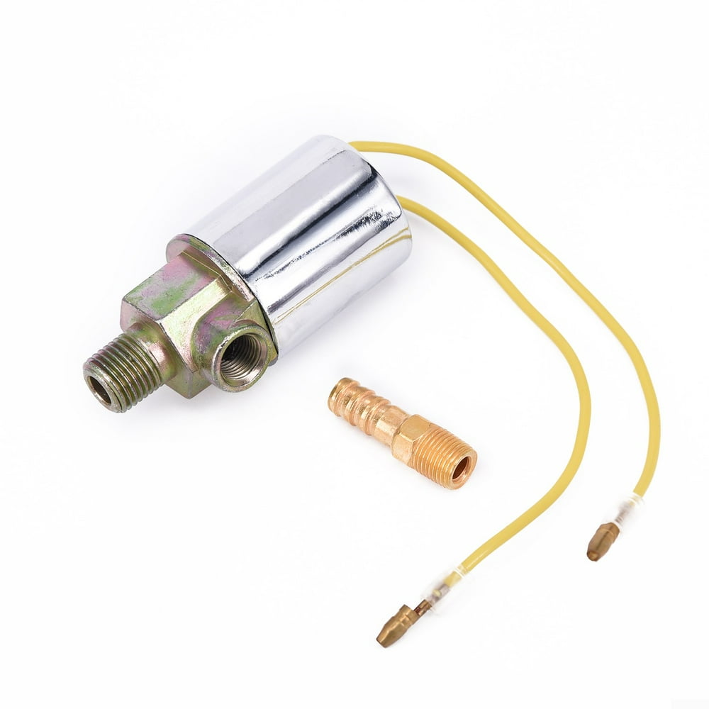 12V Train Truck Air Horn Electric Solenoid Valve Heavy Duty 1/4 Chrome