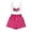 czb# Hot Pink543, variant on CUZIBR Child Summer Girls Outfit Sets 2 Piece O-Neck Cute Sleeveless Tops And Shorts Casual Playwear Breathable Toddler Kids Clothing Sets,Hot Pink,7-8 Years