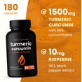 thumbnail image 4 of Suplemento de curcumina de cúrcuma NutraChamps 1500 mg con pimienta negra, 4 of 8