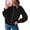 Black, variant on Women's Knit Cardigan Lightweight Cozy Sweaters Comfy Long Sleeve Work Tops, Button Down Shirts, Rolled Edges, Casual Fall Clothes for Going Out, Holiday, Winter Layering