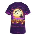 thumbnail image 5 of HOMBOM V Neck Vintage T Shirts for Women Short Sleeve Comfy Fashion Basic Ladies Festive Tees Baggy Shirts,S, 5 of 7
