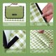 thumbnail image 4 of Manta de pícnic Hx&OD, 203 x 152 cm, impermeable y plegable, color verde, 4 of 7