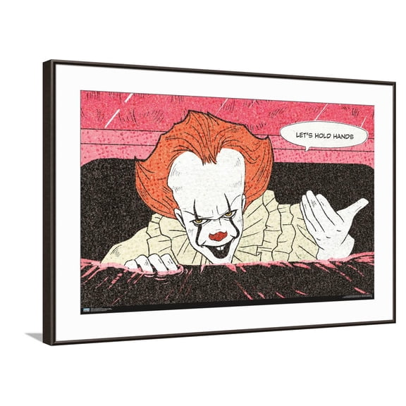 IT - Let's Hold Hands Canvas Wall Poster, 22.375" x 34"