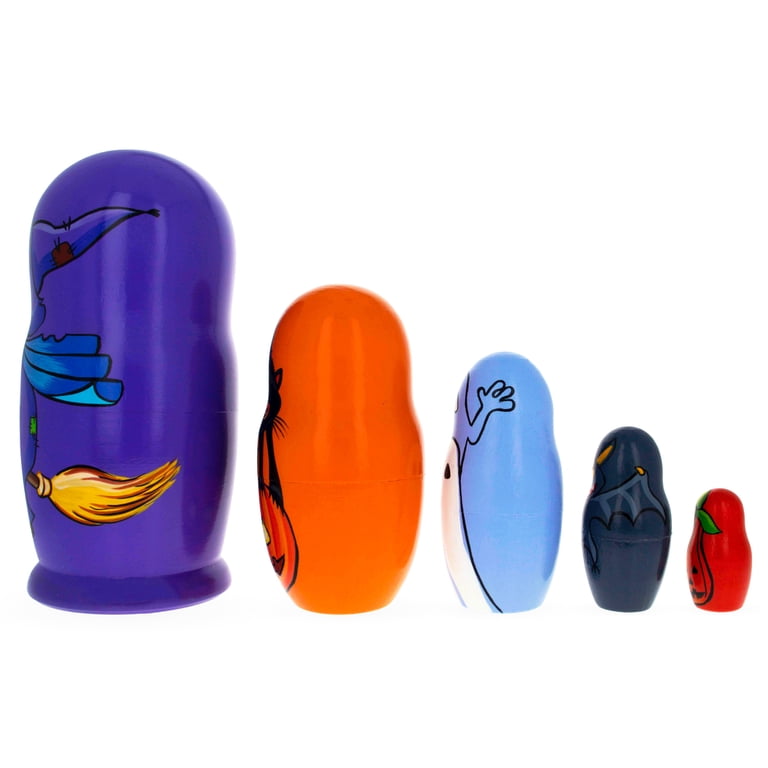 Halloween Wooden Nesting Dolls 5.75 Inches - Walmart.com Halloween Wooden Nesting Dolls 5.75 Inches - Walmart.com