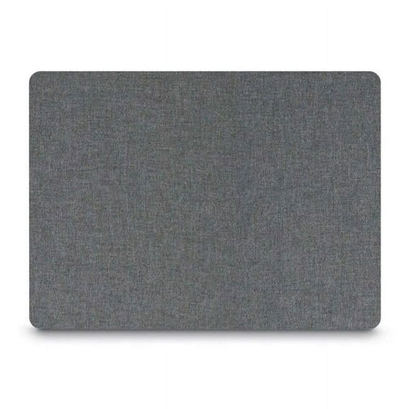 UVP UV753-MEDGRY Unframed Medium Grey fabric covered corkboard 36' x 24'