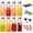 4OZ, variant on 8 Set 16 OZ Swing Top Glass Bottles - Flip Top Beer Brewing Bottles with Stopper for Fermentation, Kombucha, Mead Kefir, Vanilla Extract, Juice, Tea, Wine, Soda - Airtight Cap Lids, Bonus 2 Pourers