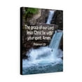 thumbnail image 4 of Scripture Walls  The Grace of Lord Philemon 1:25 Bible Verse Canvas Christian Wall Art Ready to Hang Unframed, 4 of 9