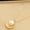 Silver, variant on Women Elegant Faux Pearl Shell Charm Polished Necklace Gift Jewelry-Silver