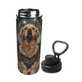 thumbnail image 2 of Goofa Tree Meditating Golden Retriever Print 18oz Sports Insulated Kettle With Straw Water Bottle Sports Water Bottle For Running Hiking Cycling Climbing Mans Womans, 2 of 7