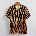 thumbnail image 3 of Animal Print Patterns Women's T-Shirt Short Sleeve T Shirts Tops Tee Ladies Loose T, 3 of 6