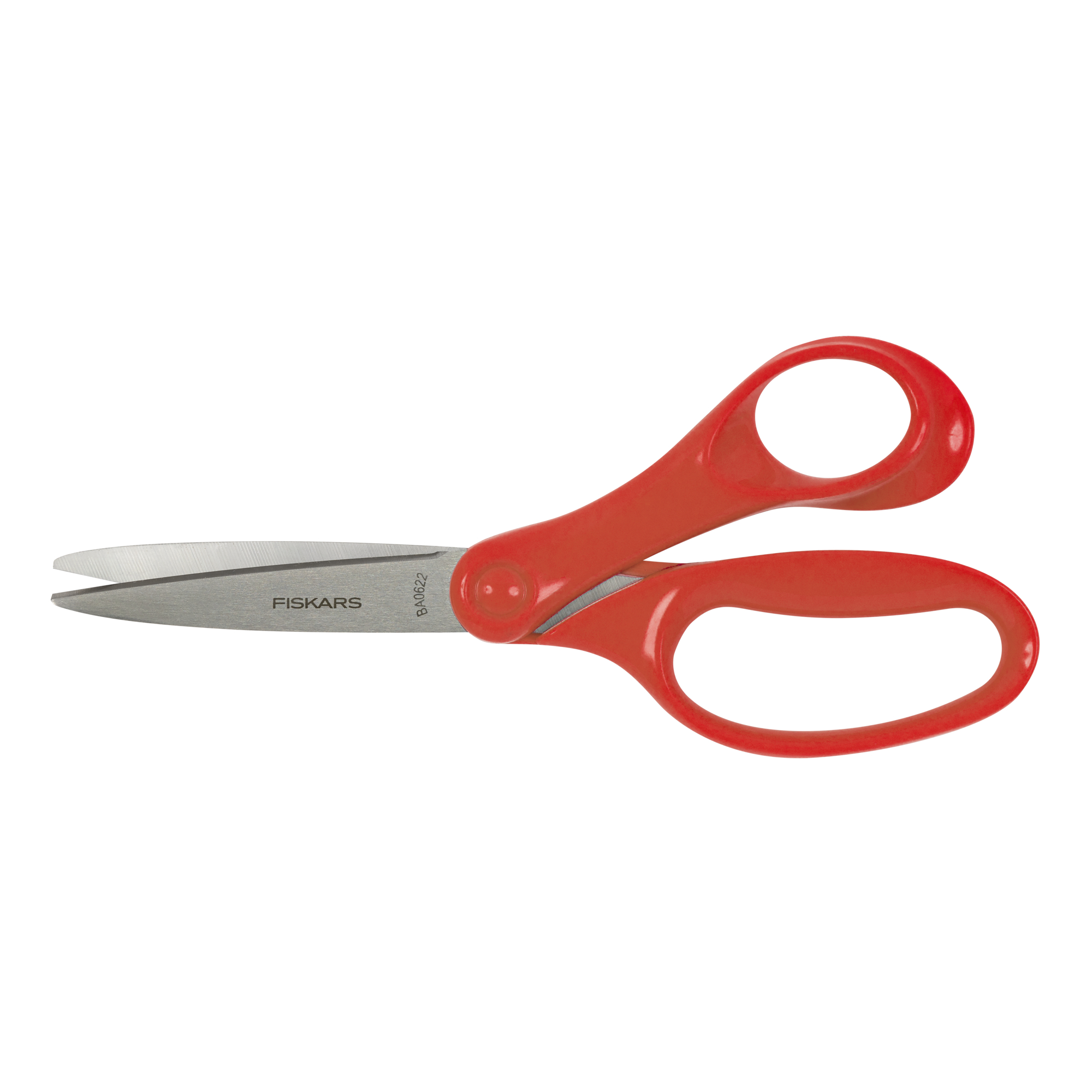Fiskars Tijeras para Estudiantes, 7", Punta, Útiles Escolares para Niños Mayores de 12, Rojo 7