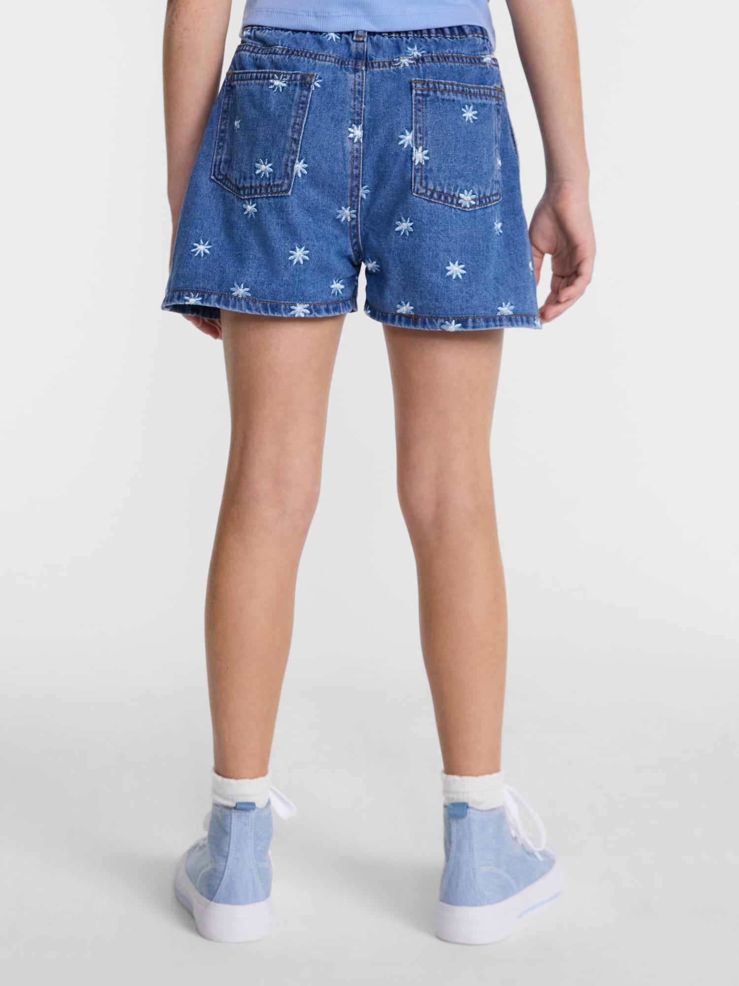 Wonder Nation Girls Pleated Short, Sizes 4-18