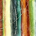 thumbnail image 2 of King 20x20 Black Ornate Wood Framed with Double Matting Museum Art Print Titled - Squiggles II, 2 of 4