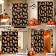 thumbnail image 5 of Shower Curtains for Bathroom-36"x72",Halloween Pumpkin Ghost on Black Waterproof Bath Curtain Grommet Shower Curtain Set with Hooks, 5 of 9