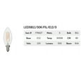 thumbnail image 4 of Bulbrite LED5B11/30K/FIL/E12/3, 4 of 4