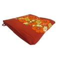 thumbnail image 3 of Coussin de siège de luxe Henryka à motif de fleuri rouge, 3 of 5