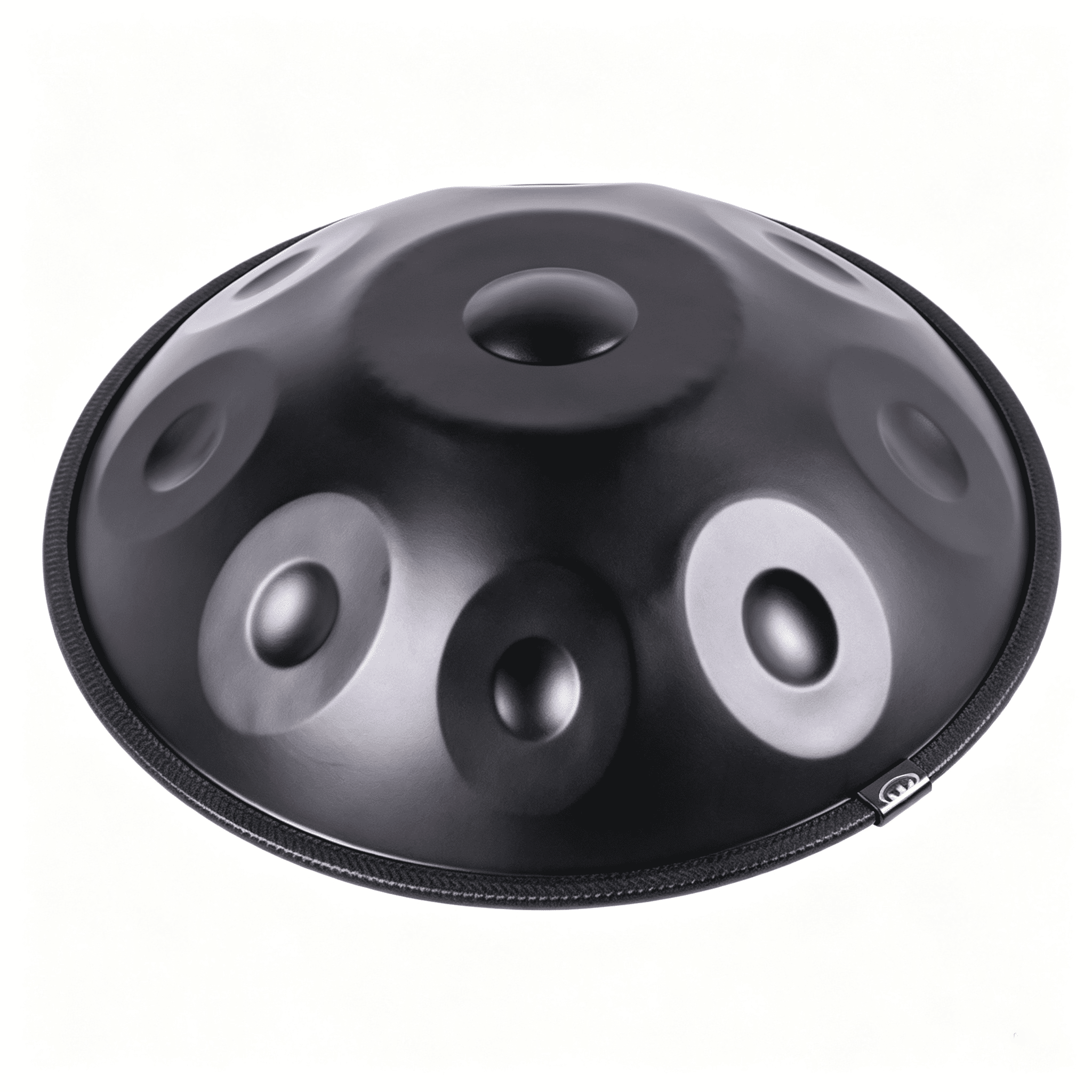 9 Notes Black Solid Color Handpan Drum Steel Percussion Instrument