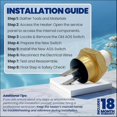 thumbnail image 5 of Pentair 42002-0025S Replacement 140F Automatic Gas Shutoff (AGS) Switch for Pool, 5 of 5