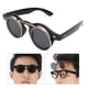 thumbnail image 5 of Gafas de sol con montura redonda, con personalidad, estilo punk vintage, gafas de sol con tapa, rendimiento de primer nivel., 5 of 8