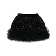 thumbnail image 4 of Fozruso Girls Tutu Skirt And Shine Girls Tutu Skirt Layered Party Skirt With Sequins For Birthday Celebration(Black), 4 of 7