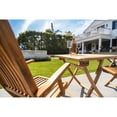 thumbnail image 5 of Telluride 2 Person Teak Folding Patio/Balcony Table - 28", 5 of 5