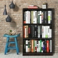 thumbnail image 3 of Furinno JAYA Simple Home 3-Tier Adjustable Shelf Bookcase, Espresso, 3 of 7