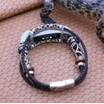 thumbnail image 1 of pitrice Suitable for FitBit Alta smartwatch strap Alta HR retro hardware metal leather wrist strap, 1 of 2