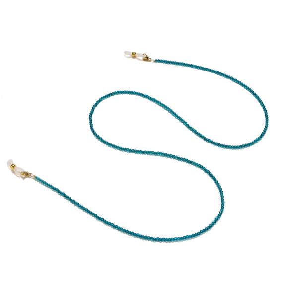 XmhyTop-A Blue Eyeglass Chain 1 Piece, Glasses Strap, Non Slip Glasses Chain, Beaded Eyeglass Chain