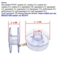 thumbnail image 2 of #9033P BOBBINS Plastic Compatible with/Replacement for PFAFF Brand 1469 1471 1472 1473 1475 1475CD 1520 Select 3.0 1069 6250 6270 Creative 2134 + (10PCS), 2 of 3
