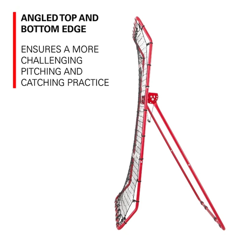 Rukket Sports Pitch Back Baseball/Softball Rebounder Pro w/ Weighted Balls