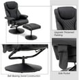 thumbnail image 5 of MCombo Massage Recliner Chair with Ottoman for Living Room, Swivel Recling Chair Faux Leather, 4901 (Black), 5 of 9