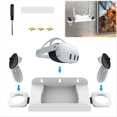thumbnail image 3 of Soporte de Pared de Realidad Virtual para 3S: Gancho de Almacenamiento de Acero para Auriculares y Controladores, para Accesorios de 3, 3 of 5