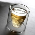 thumbnail image 3 of Skull shot glass, Party Drinking Whiskey Brandy Liquor Decor 25 ML/1.2oz Set of 4, 3 of 6